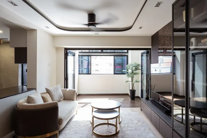 454 Pasir Ris Dr 6 living room by The Masterplan Studio